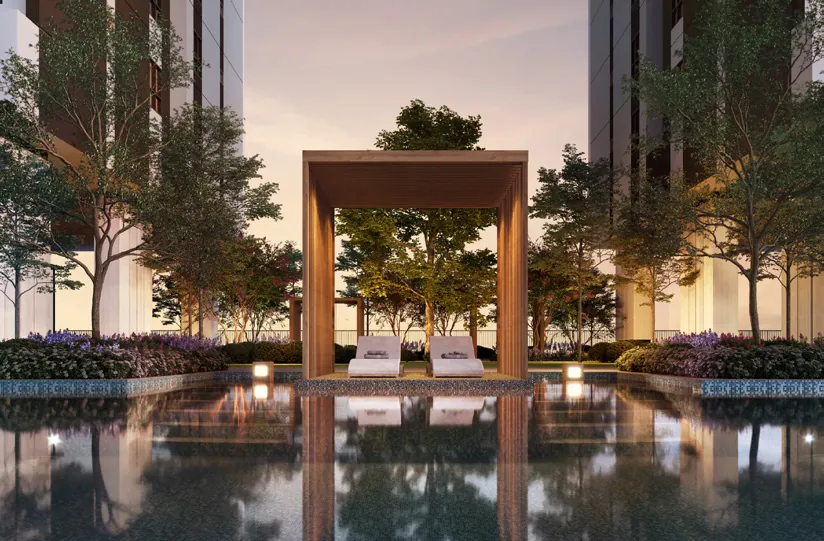 ARAS Residences feature cabana