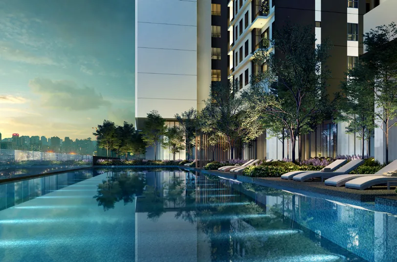 ARAS Residences 50 metre lap pool